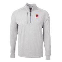 Cutter & Buck Big & Tall Adapt Eco Raglan Quarter-Zip Jacket - Denver Broncos Jackets