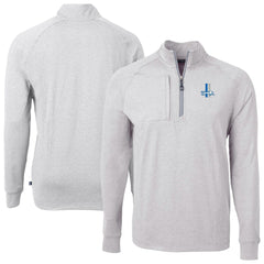 Cutter & Buck Big & Tall Adapt Eco Raglan Quarter-Zip Jacket - Detroit Lions Jackets
