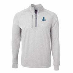 Cutter & Buck Big & Tall Adapt Eco Raglan Quarter-Zip Jacket - Detroit Lions Jackets