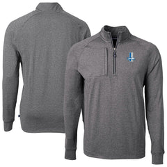 Cutter & Buck Big & Tall Adapt Eco Raglan Quarter-Zip Jacket - Detroit Lions Jackets