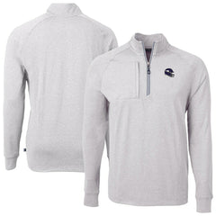 Cutter & Buck Big & Tall Adapt Eco Raglan Quarter-Zip Jacket - Minnesota Vikings Jackets
