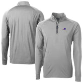 Cutter & Buck Big & Tall Adapt Eco DryTec Raglan Quarter-Zip Jacket - Buffalo Bills Jackets