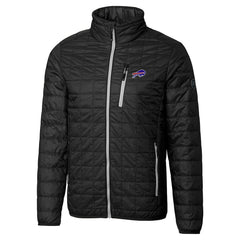 Cutter & Buck Big & Tall Rainier PrimaLoft Eco Insulated Full-Zip Hoodie Puffer Jacket - Buffalo Bills Hoodies