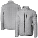 Cutter & Buck Big & Tall Rainier PrimaLoft Eco Insulated Full-Zip Hoodie Puffer Jacket - Indianapolis Colts Hoodies