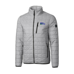 Cutter & Buck Big & Tall Rainier PrimaLoft Eco Insulated Full-Zip Puffer Jacket - Seattle Seahawks Jackets