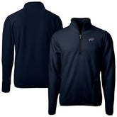 Cutter & Buck Big & Tall Cascade Eco Fleece Quarter-Zip Jacket - Buffalo Bills Jackets