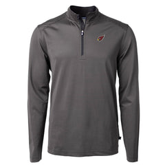 Cutter & Buck Big & Tall Virtue Eco Pique Micro Stripe Tri-Blend Quarter-Zip Jacket - Arizona Cardinals Jackets