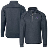 Cutter & Buck Big & Tall Mainsail Sweater-Knit Half-Zip Jacket - Buffalo Bills Jackets