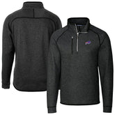 Cutter & Buck Big & Tall Mainsail Sweater-Knit Half-Zip Jacket - Buffalo Bills Jackets