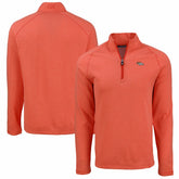 Cutter & Buck Peshastin Eco Fleece Tri-Blend Raglan Recycled Quarter-Zip Jacket - Denver Broncos Jackets