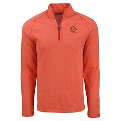 Cutter & Buck Peshastin Eco Fleece Tri-Blend Raglan Recycled Quarter-Zip Jacket - Cincinnati Bengals Jackets