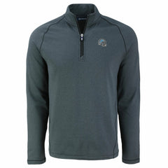 Cutter & Buck Peshastin Eco Fleece Tri-Blend Raglan Recycled Quarter-Zip Jacket - Detroit Lions Jackets