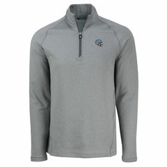 Cutter & Buck Peshastin Eco Fleece Tri-Blend Raglan Recycled Quarter-Zip Jacket - Detroit Lions Jackets