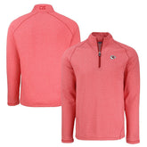 Cutter & Buck Peshastin Eco Fleece Tri-Blend Raglan Recycled Quarter-Zip Jacket - Kansas City Chiefs Jackets