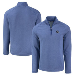 Cutter & Buck Peshastin Eco Fleece Tri-Blend Raglan Recycled Quarter-Zip Jacket - New York Giants Jackets
