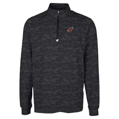 Cutter & Buck Big & Tall Traverse Eco Camo Tri-Blend DryTec Quarter-Zip Jacket - Arizona Cardinals Jackets