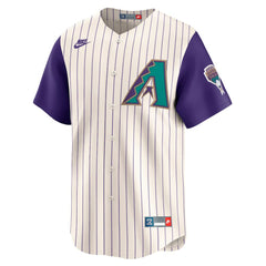 Cream Luis Gonzalez Arizona Diamondbacks Nike Throwback Cooperstown Collection Limited Jersey