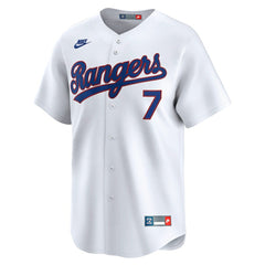 White Ivan Rodriguez Texas Rangers Nike Throwback Cooperstown Collection Limited Jersey