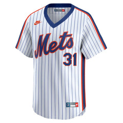White Mike Piazza New York Mets Nike Throwback Cooperstown Collection Limited Jersey