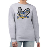 Golden State Warriors G-III 4Her by Carl Banks Women's Leopard Heart Fleece Pullover Sweatshirt sale