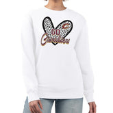 Cleveland Cavaliers G-III 4Her by Carl Banks Women's Leopard Heart Fleece Pullover Sweatshirt sale