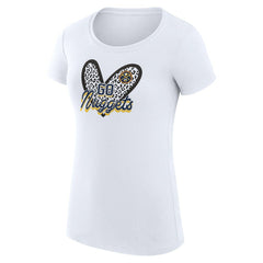 Denver Nuggets G-III 4Her by Carl Banks Women's Super-Slim Fit Lightweight Leopard Heart T-Shirt sale