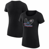 Oklahoma City Thunder G-III 4Her by Carl Banks Women's Super-Slim Fit Lightweight Leopard Heart T-Shirt