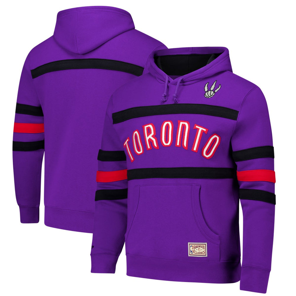 Mitchell & Ness Toronto Raptors Hardwood Classics Nights Head Coach Pullover Hoodie