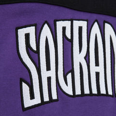 Mitchell & Ness Sacramento Kings Hardwood Classics Nights Head Coach Pullover Hoodie