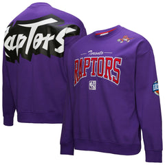 Mitchell & Ness Toronto Raptors Hardwood Classics There & Back 2.0 Vintage Pullover Sweatshirt