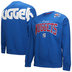 Mitchell & Ness Denver Nuggets Hardwood Classics There & Back 2.0 Vintage Pullover Sweatshirt sale