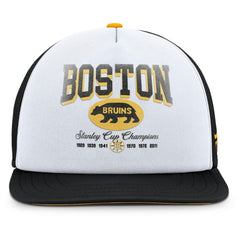 NHL Boston Bruins Fanatics Decades Collection Foam Front Snapback Hat
