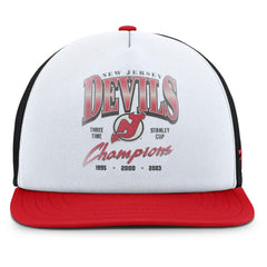 NHL New Jersey Devils Fanatics Decades Collection Foam Front Snapback Hat
