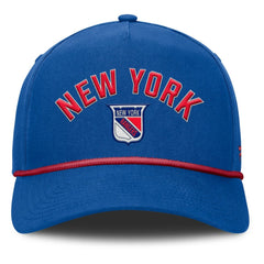 NHL New York Rangers Fanatics Decades Collection A-Frame Rope Adjustable Hat