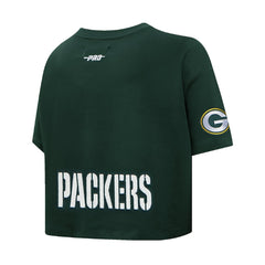 Jordan Love Pro Standard Women's Player Name & Number Cropped Boxy T-Shirt - Green Bay Packers T-shirts