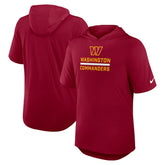 Lockup Tri-Blend Hoodie T-Shirt - Washington Commanders Hoodies