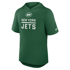 Lockup Tri-Blend Hoodie T-Shirt - New York Jets Hoodies