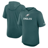 Lockup Tri-Blend Hoodie T-Shirt - Philadelphia Eagles Hoodies