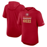 Lockup Tri-Blend Hoodie T-Shirt - San Francisco 49ers Hoodies