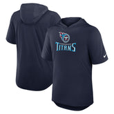 Lockup Tri-Blend Hoodie T-Shirt - Tennessee Titans Hoodies