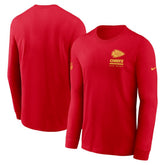 Sideline Dri-FIT Long Sleeve T-Shirt - Kansas City Chiefs T-shirts