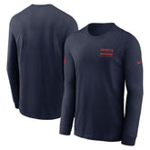 Sideline Dri-FIT Long Sleeve T-Shirt - New England Patriots T-shirts