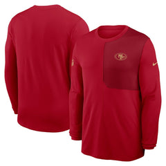 Sideline Coach UV Dri-FIT Long Sleeve Shirt - San Francisco 49ers