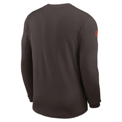 Sideline Coach UV Dri-FIT Long Sleeve Shirt - Cleveland Browns
