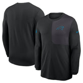 Sideline Coach UV Dri-FIT Long Sleeve Shirt - Carolina Panthers