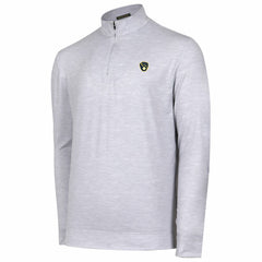 Gray Milwaukee Brewers Sublime Tri-Blend Quarter-Zip Jacket