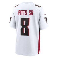 Kyle Pitts Sr. White Game Jersey - Atlanta Falcons Jerseys