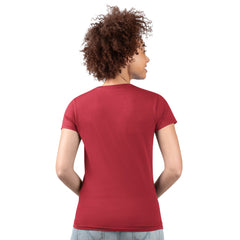 G-III 4Her by Carl Banks Women's Super-Slim Fit Lightweight Subtle Football V-Neck T-Shirt - Houston Texans T-shirts