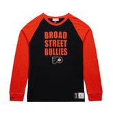 NHL Philadelphia Flyers Mitchell & Ness Legendary Slub Raglan Long Sleeve T-Shirt