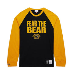 NHL Boston Bruins Mitchell & Ness Legendary Slub Raglan Long Sleeve T-Shirt